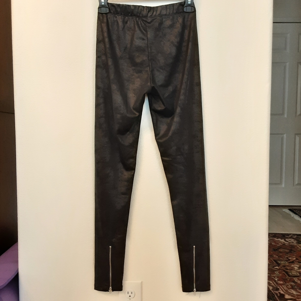 Wishlist Faux Black Leather Leggings - Picture 3 of 6